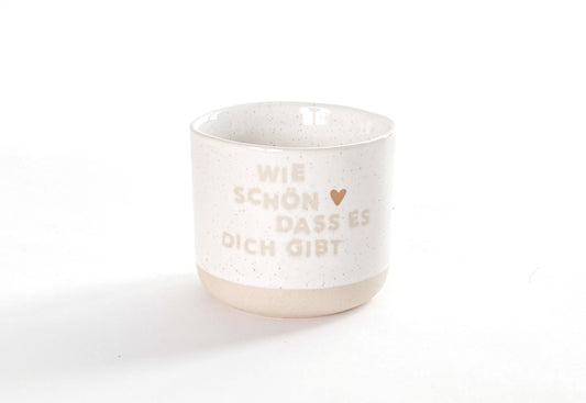 Mini Blumentopf. Wie schön, dass es Dich gibt