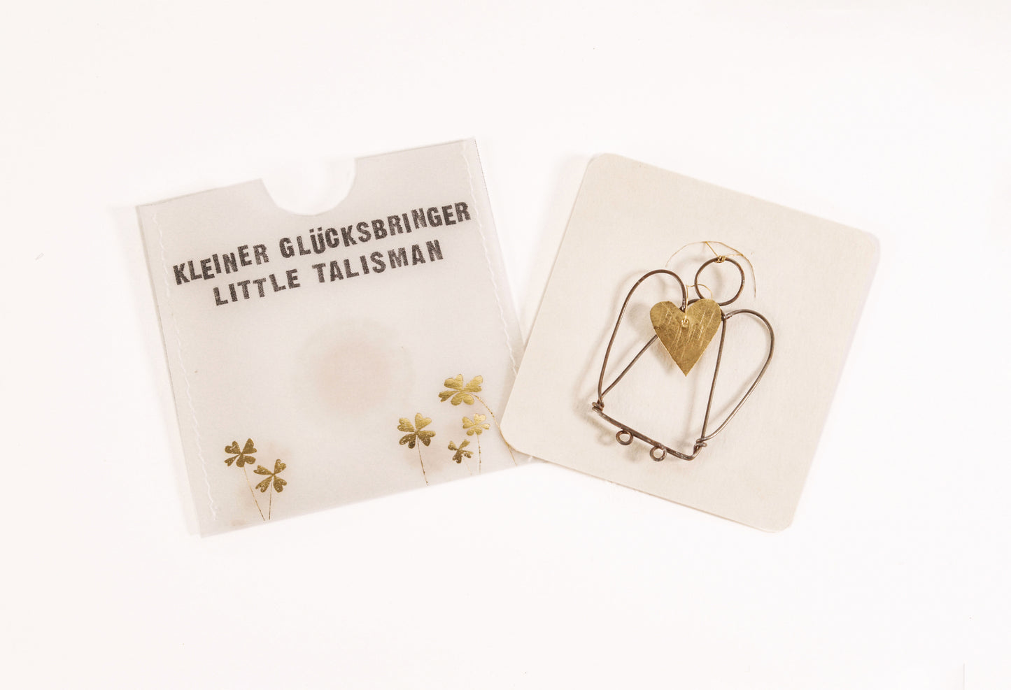 Kleine Goldglücksbringer. Engel