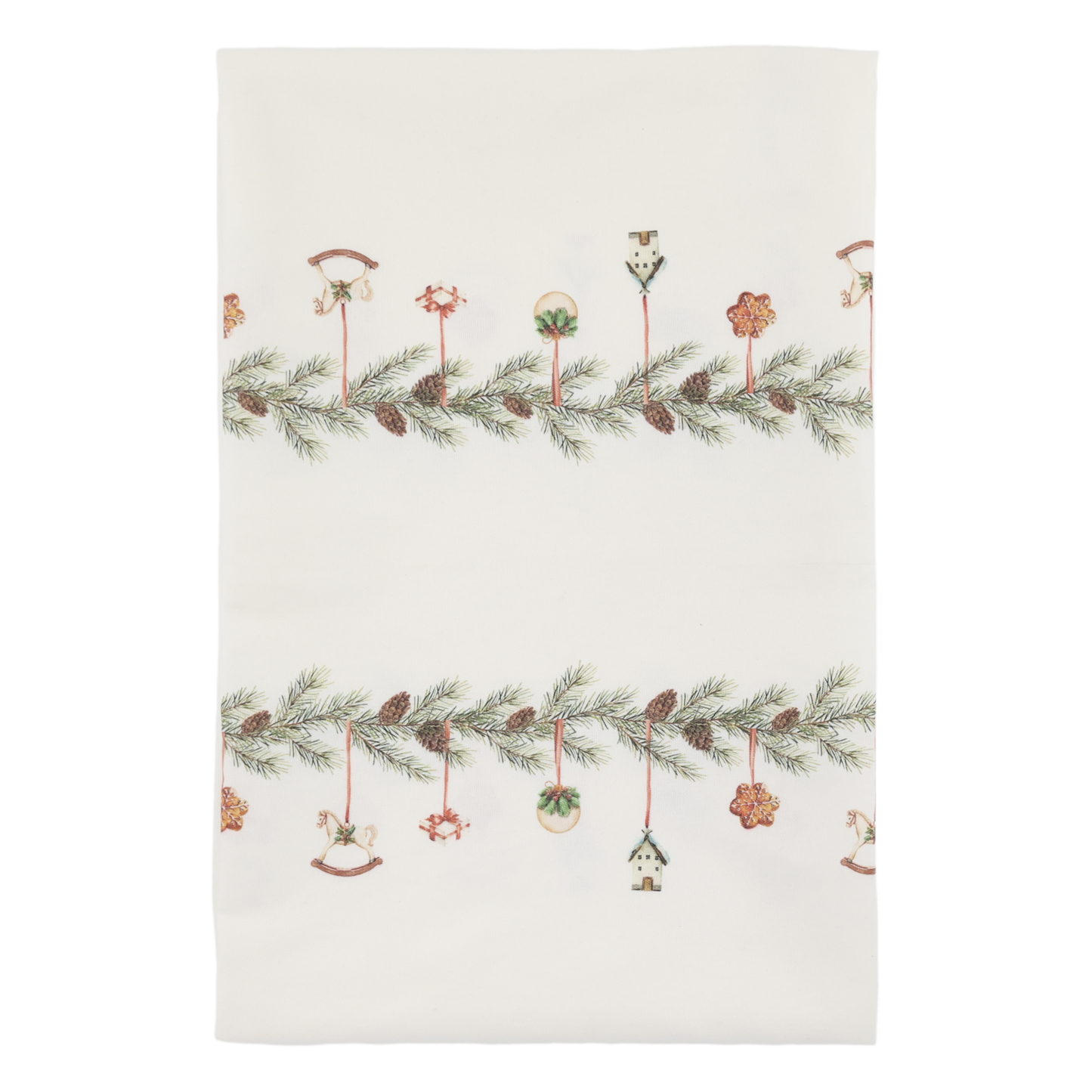 Tischdecke mit Girlanden 240x140 cm