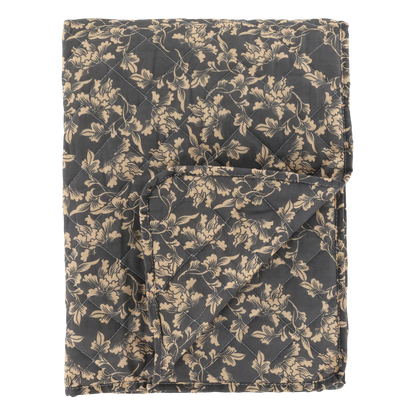 Decke / Tagesdecke / Quilt mit Blumenmuster 180x130 cm