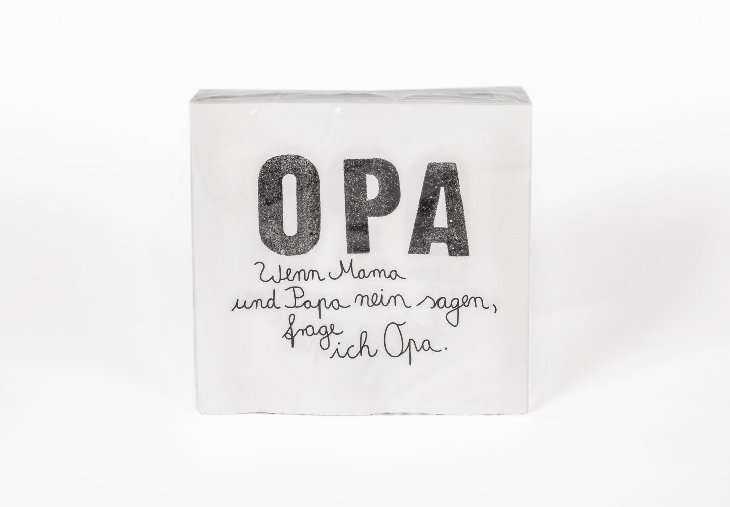 Familien Servietten. Opa