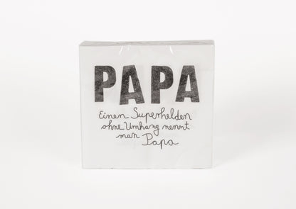 Familien Servietten. Papa