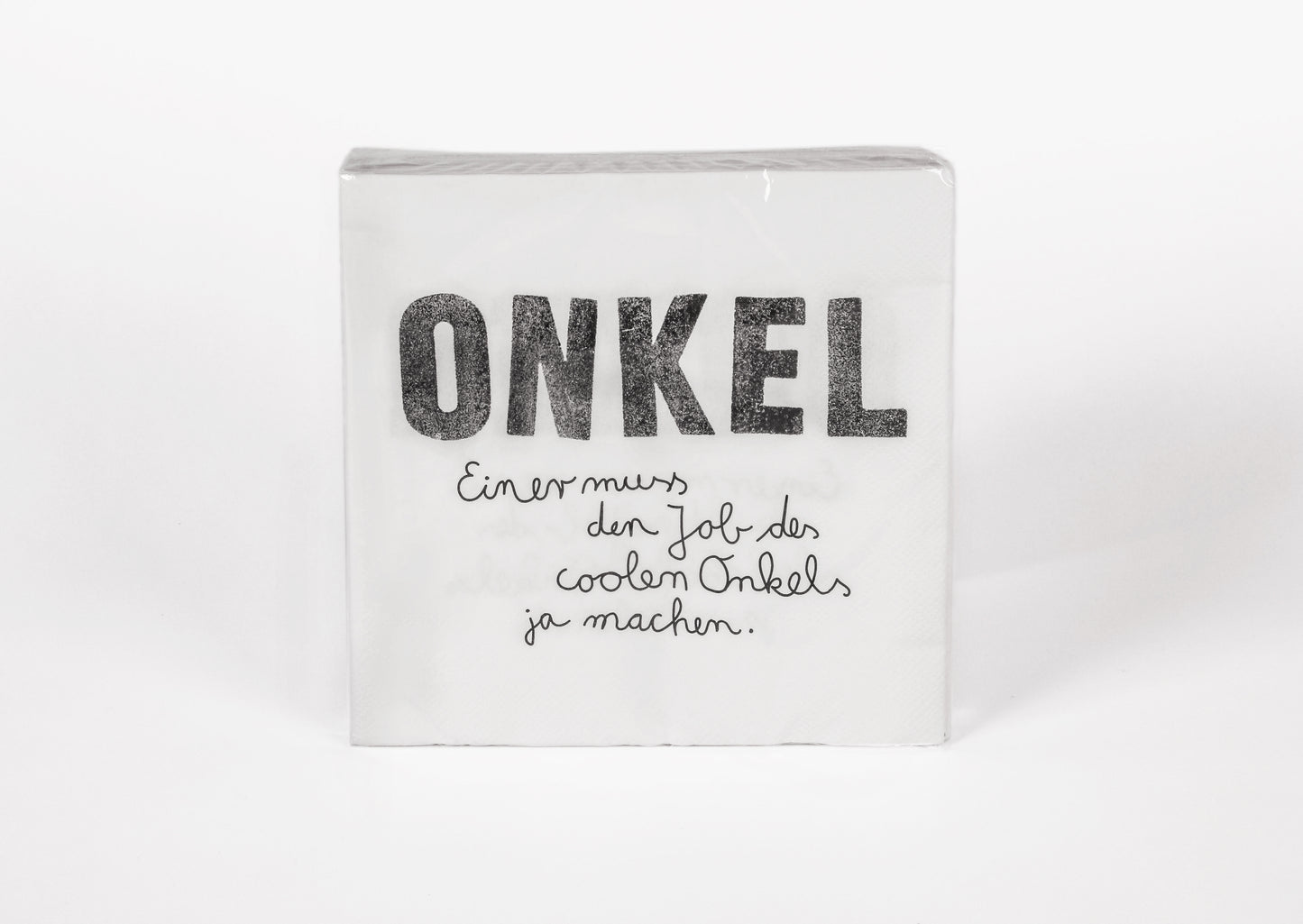 Familien Servietten. Onkel
