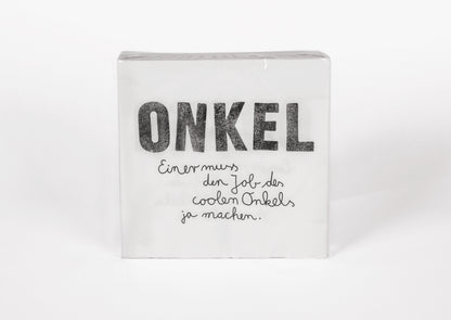Familien Servietten. Onkel