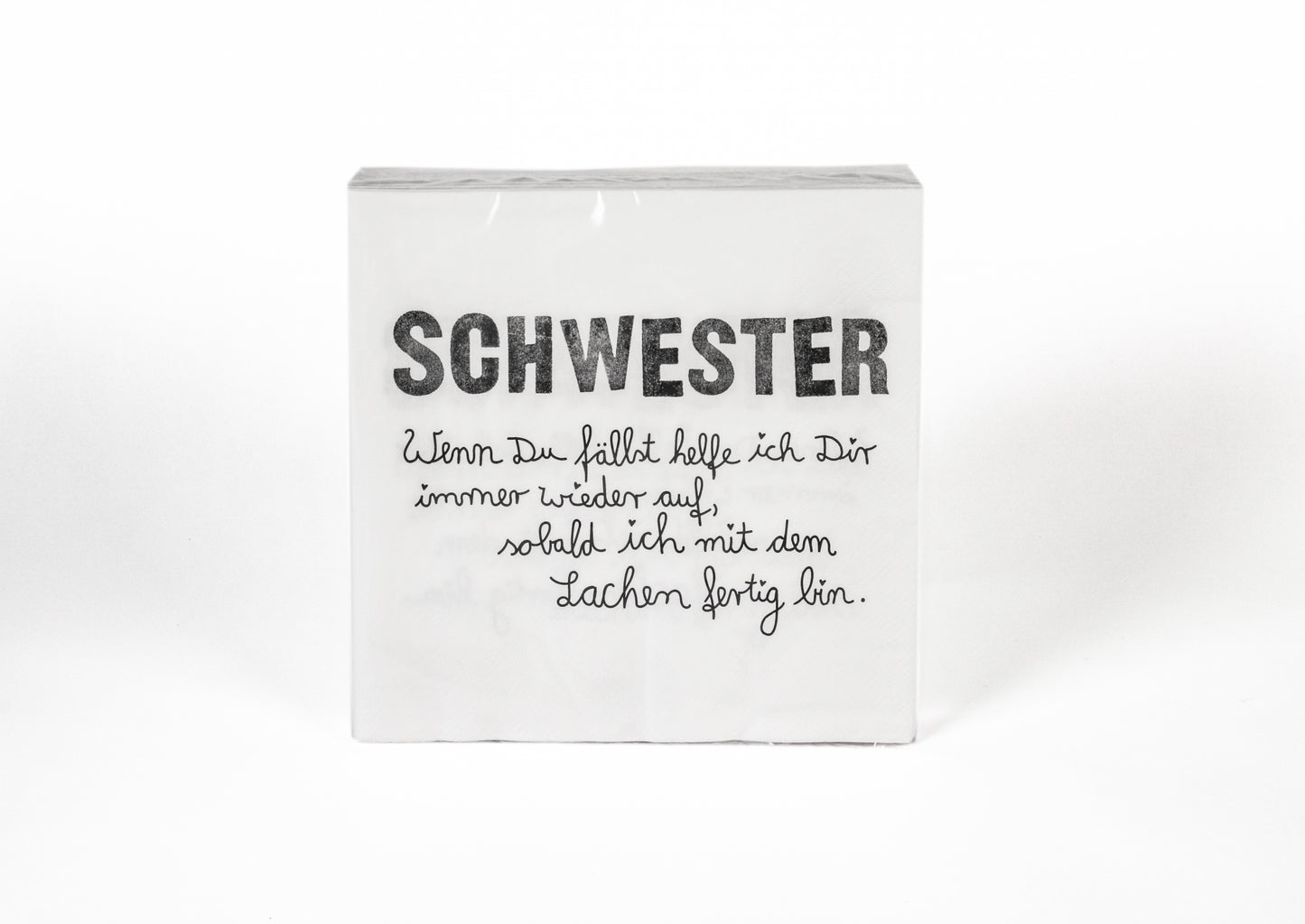 Familien Servietten. Schwester