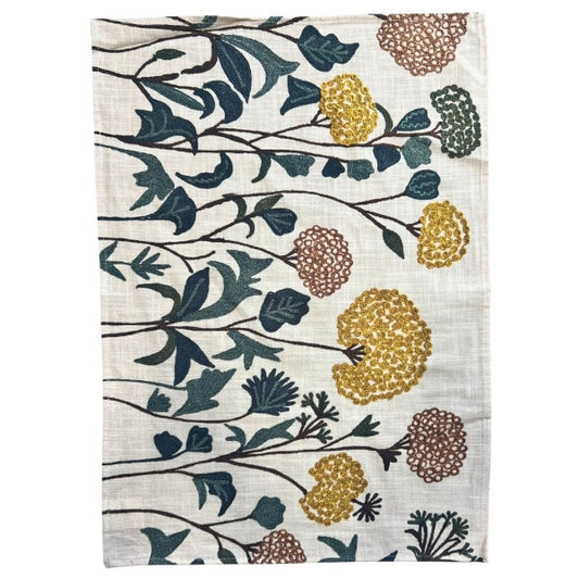 Geschirrhandtuch 50x70 cm mustard yellow, beige background