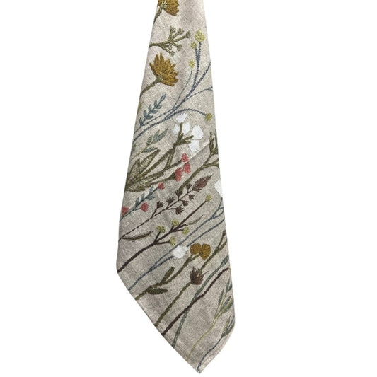 Geschirrhandtuch 50x70 cm wild flower, beige background