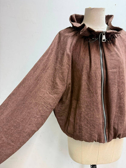 Leichte Damenjacke aus Polyester: Schwarz / 7226 Einheitsgröße
