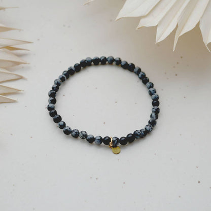 PEARL Armband: Aquamarin
