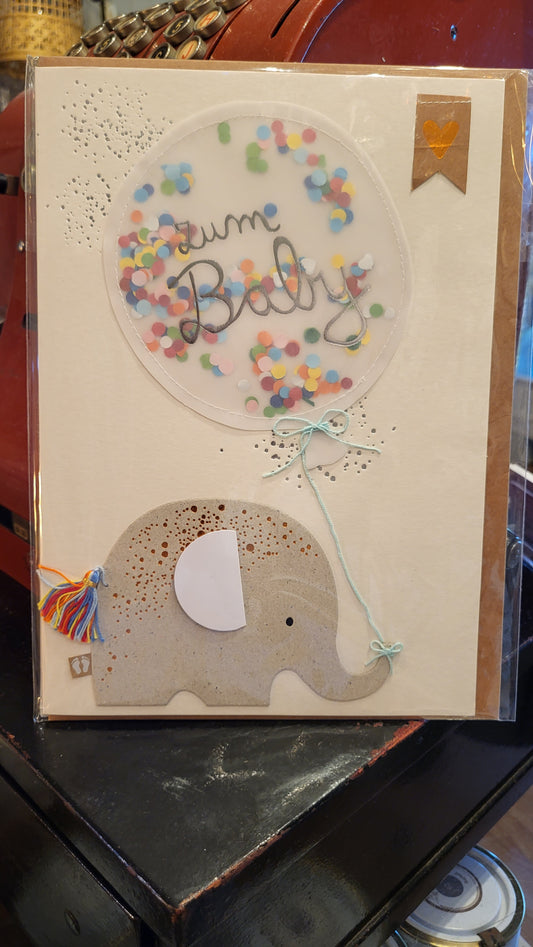 Riesenkarte "Zum Baby"