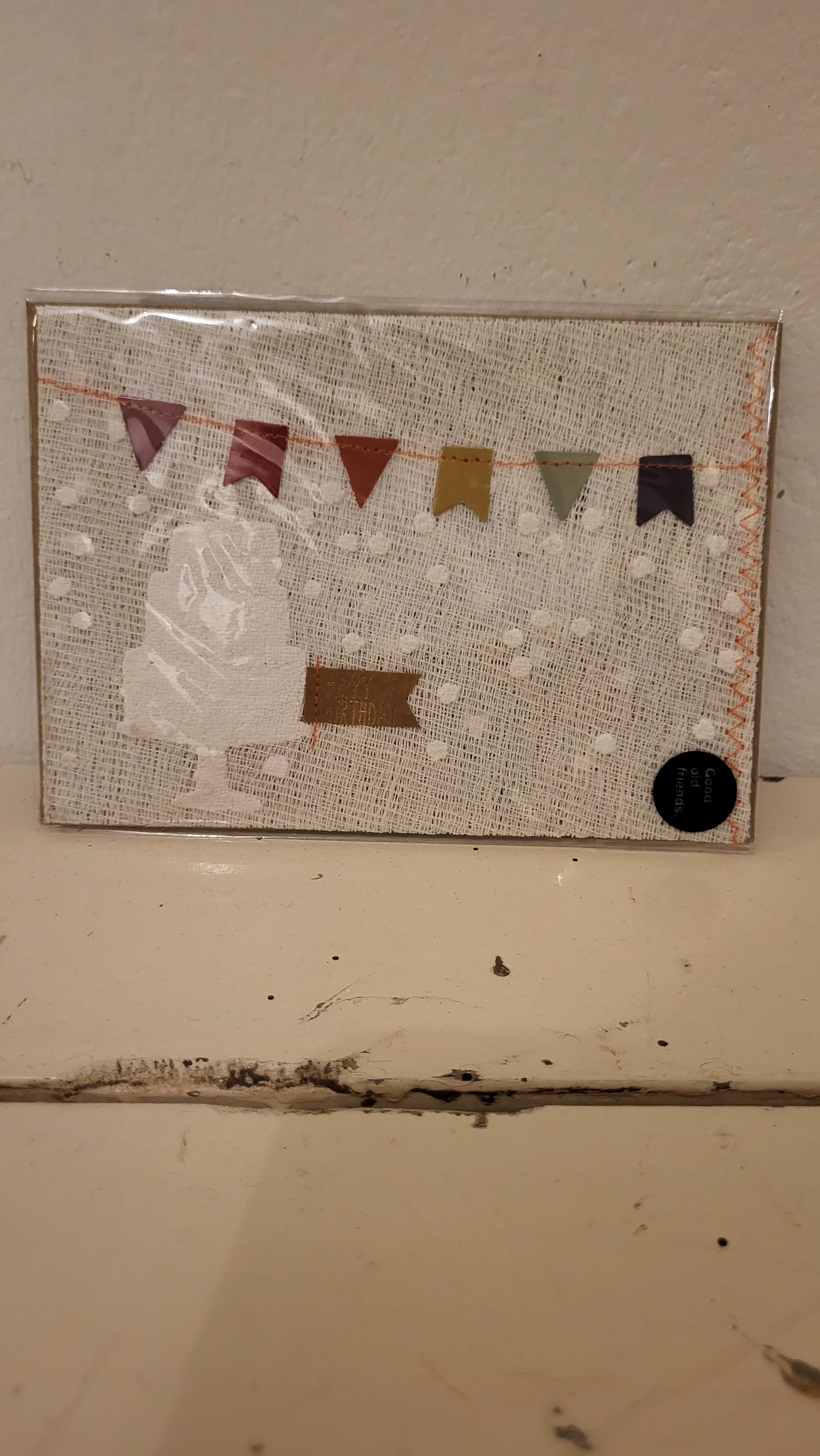 Lichtpost „Happy Birthday“
