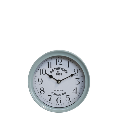 Wanduhr / Uhr grün