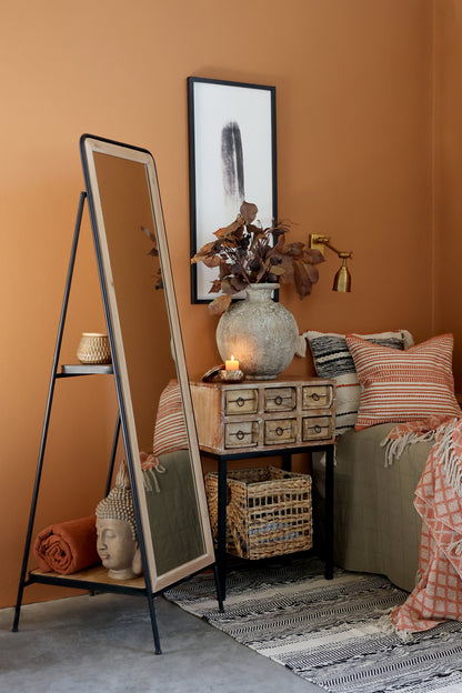 Spiegel / Bodenspiegel mit Regal