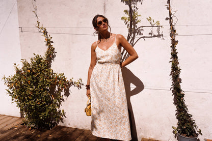 Céthia-Kleid: Gelb / L
