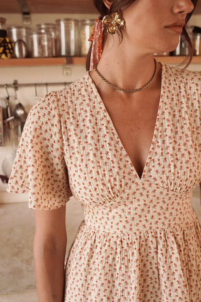 Kenzi-Kleid: Beige / S