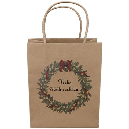 Papiertüte "Frohe Weihnachten"