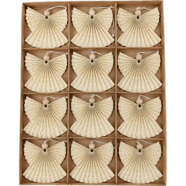 Engel Anhänger PaperART Creme