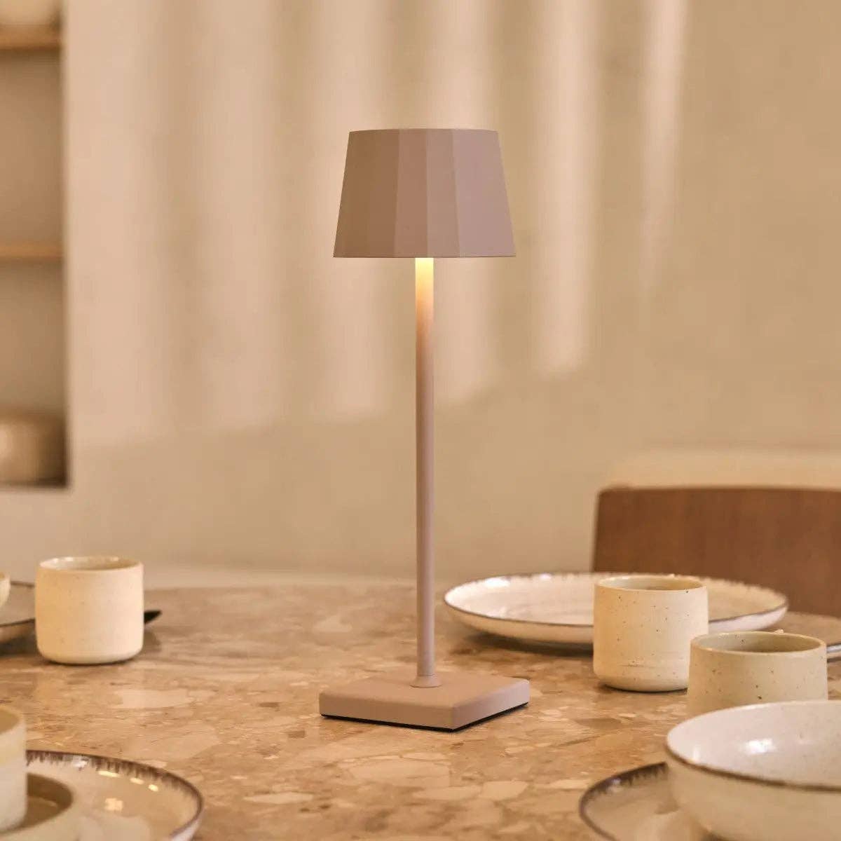 Tischlampe Wouter Koala Brown