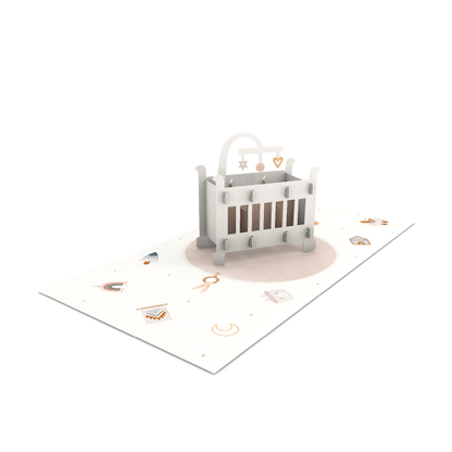 "Zur Geburt" Pretty PopUp Cards