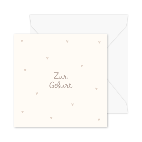 "Zur Geburt" Pretty PopUp Cards