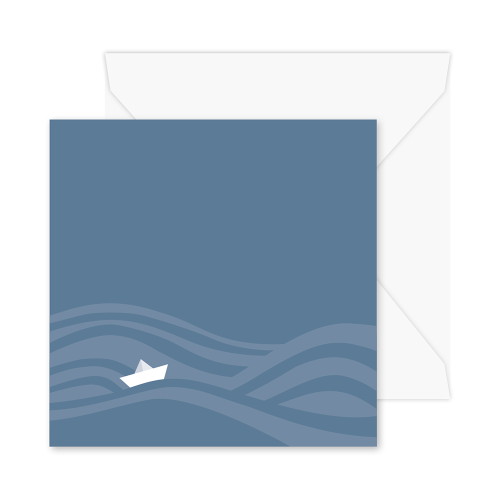 "Glück kommt in Wellen" Pretty PopUp Cards