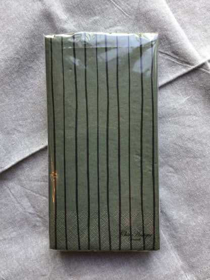 Serviette mit Streifen