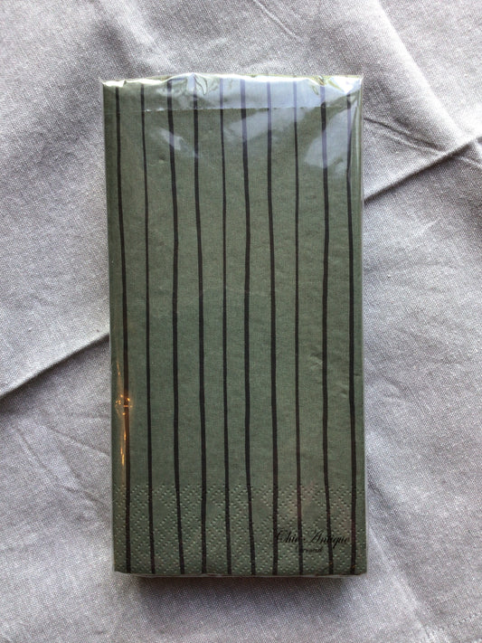 Serviette mit Streifen