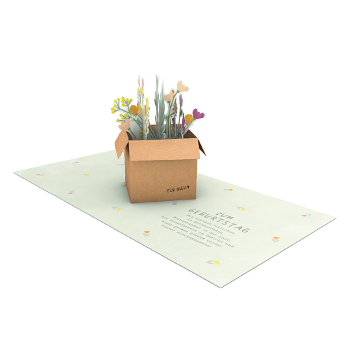 "Zum Geburtstag" Pretty PopUp Cards