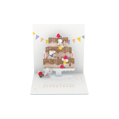 "Alle liebe Wünsche" Pretty PopUp Cards