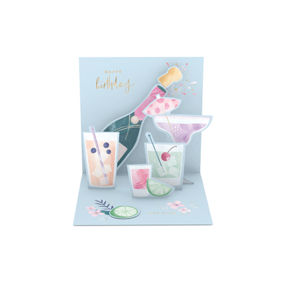 "Auf Dich" Pretty PopUp Cards
