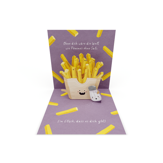 "Ohne dich..." Pretty PopUp Cards