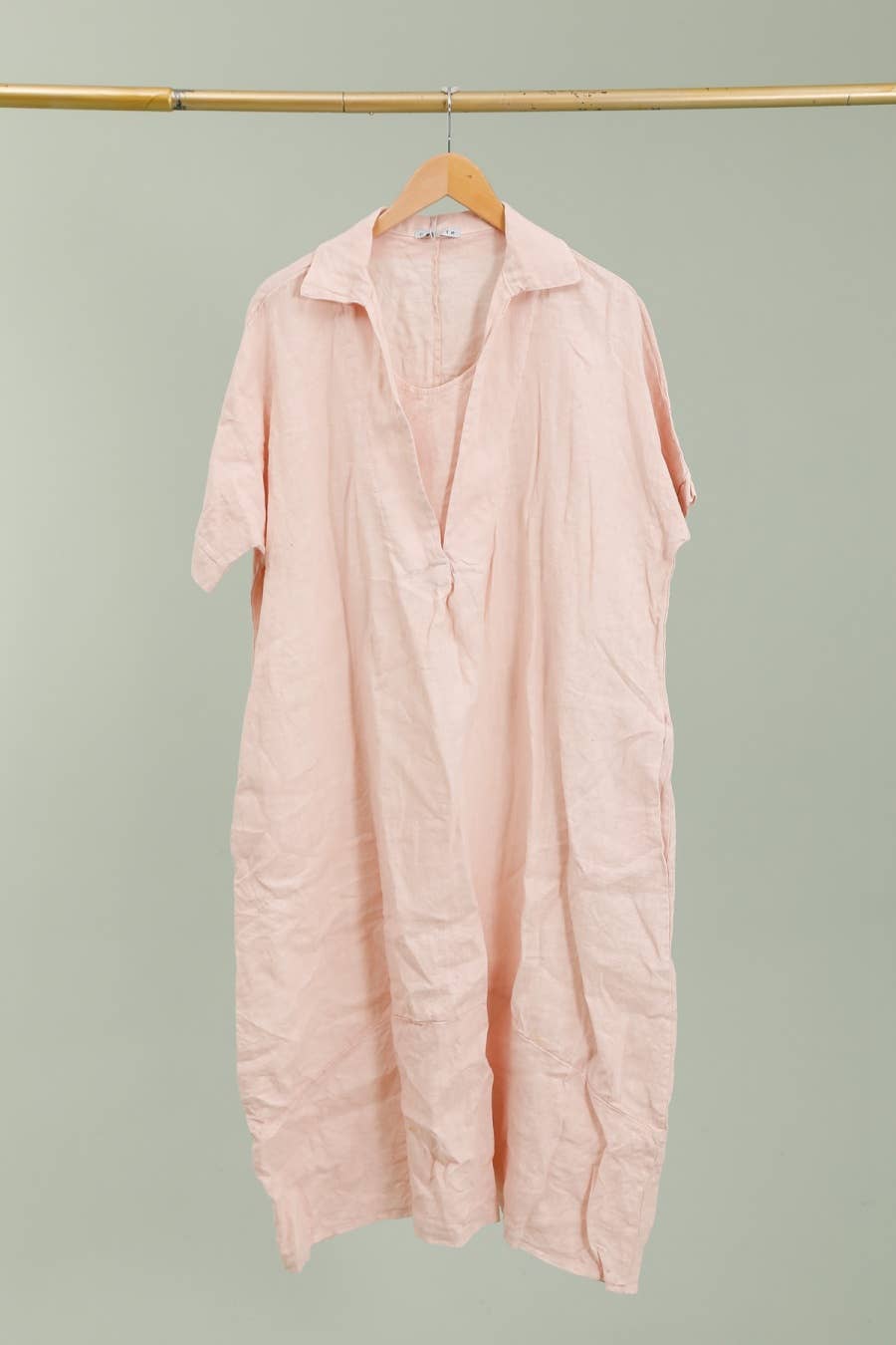 Kleid 2902 aus 100 % Leinen: Rosa