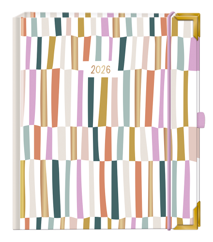 Kalender 2026 Terminplaner A5 Premium Bunt