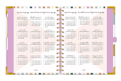 Kalender 2026 Terminplaner A5 Premium Bunt