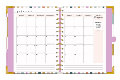 Kalender 2026 Terminplaner A5 Premium Bunt