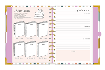Kalender 2026 Terminplaner A5 Premium Bunt