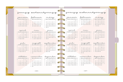 Kalender 2026 Terminplaner A5 Premium Kreise