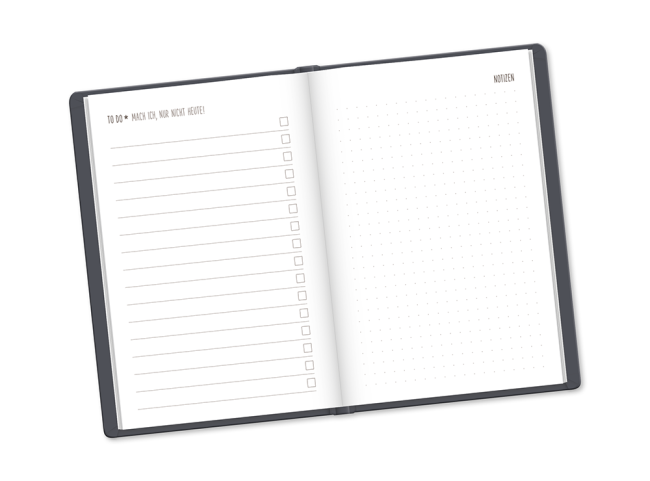 Terminkalender 2027 Lederlook Mut
