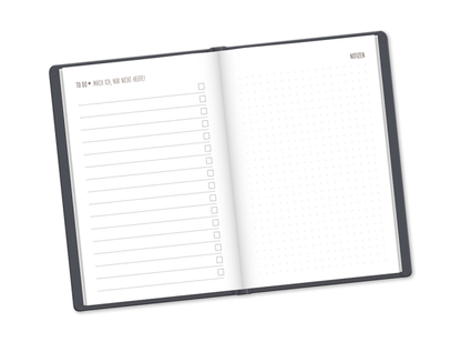Terminkalender 2027 Lederlook Mut