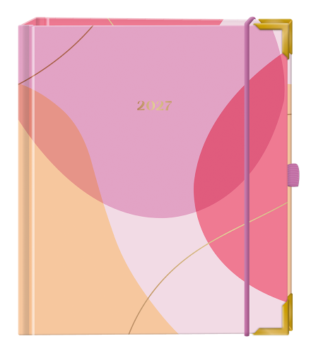Kalender 2027 Terminplaner A5 Premium Kreise