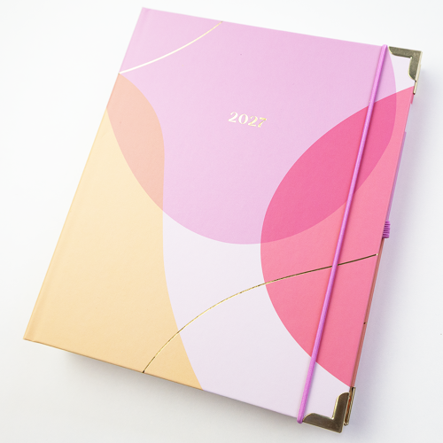 Kalender 2027 Terminplaner A5 Premium Kreise