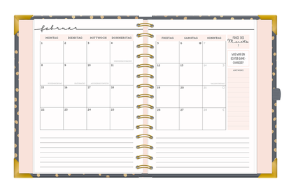 Kalender 2027 Terminplaner A5 Premium Bunt