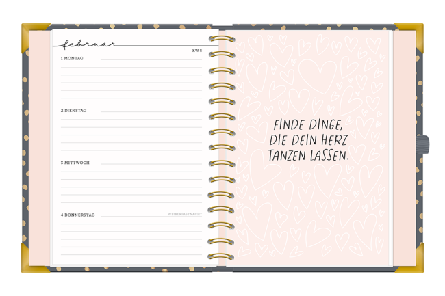 Kalender 2027 Terminplaner A5 Premium Bunt