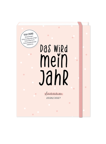 Schülerkalender 2026/2027 Das wird mein Jahr
