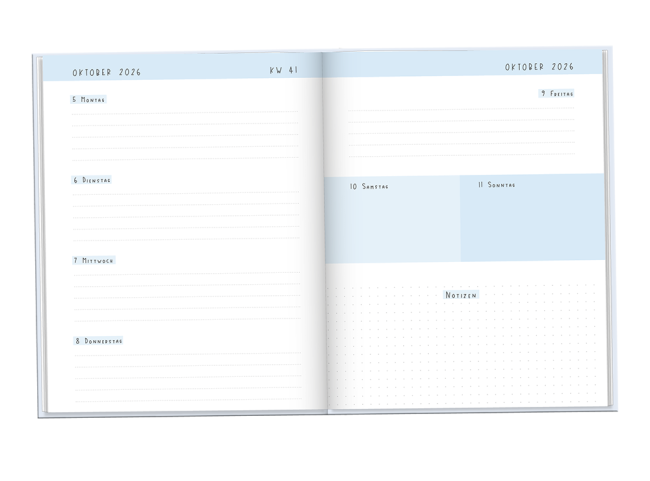 Schülerkalender 2026/2027 Smilys