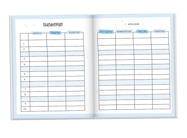 Schülerkalender 2026/2027 Smilys