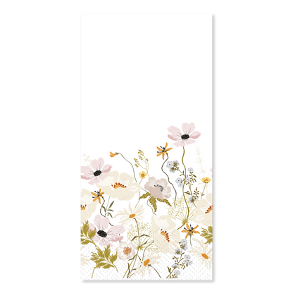 Servietten mit Blumen vom Strassenrand