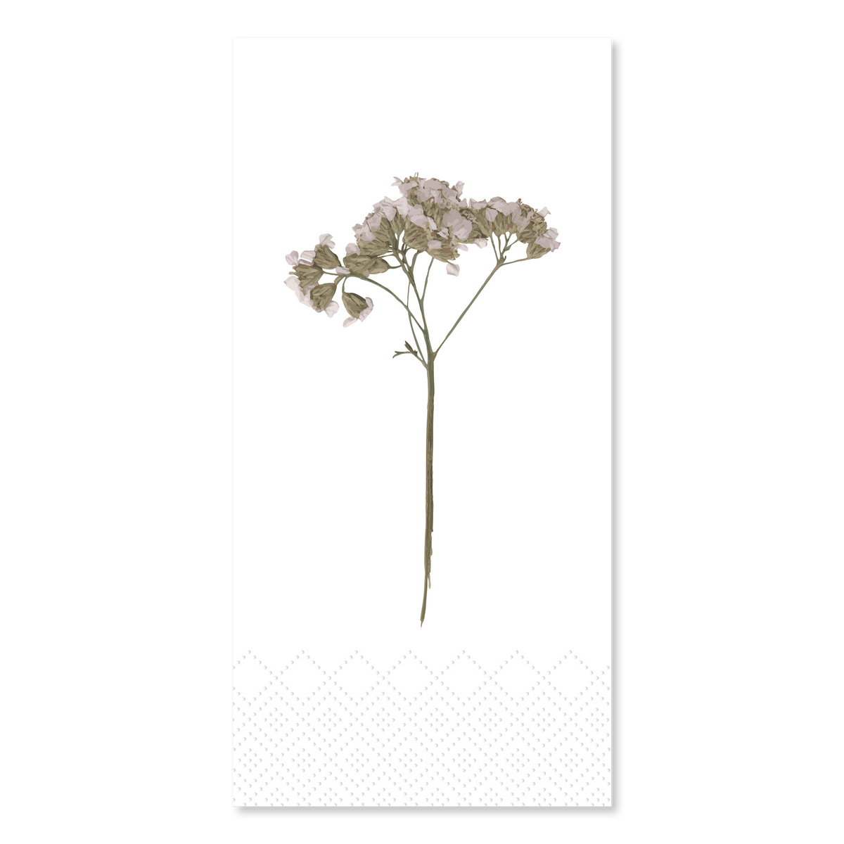 Serviette Blumenstiel