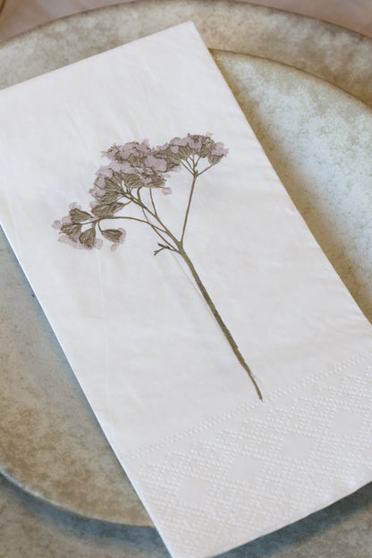 Serviette Blumenstiel