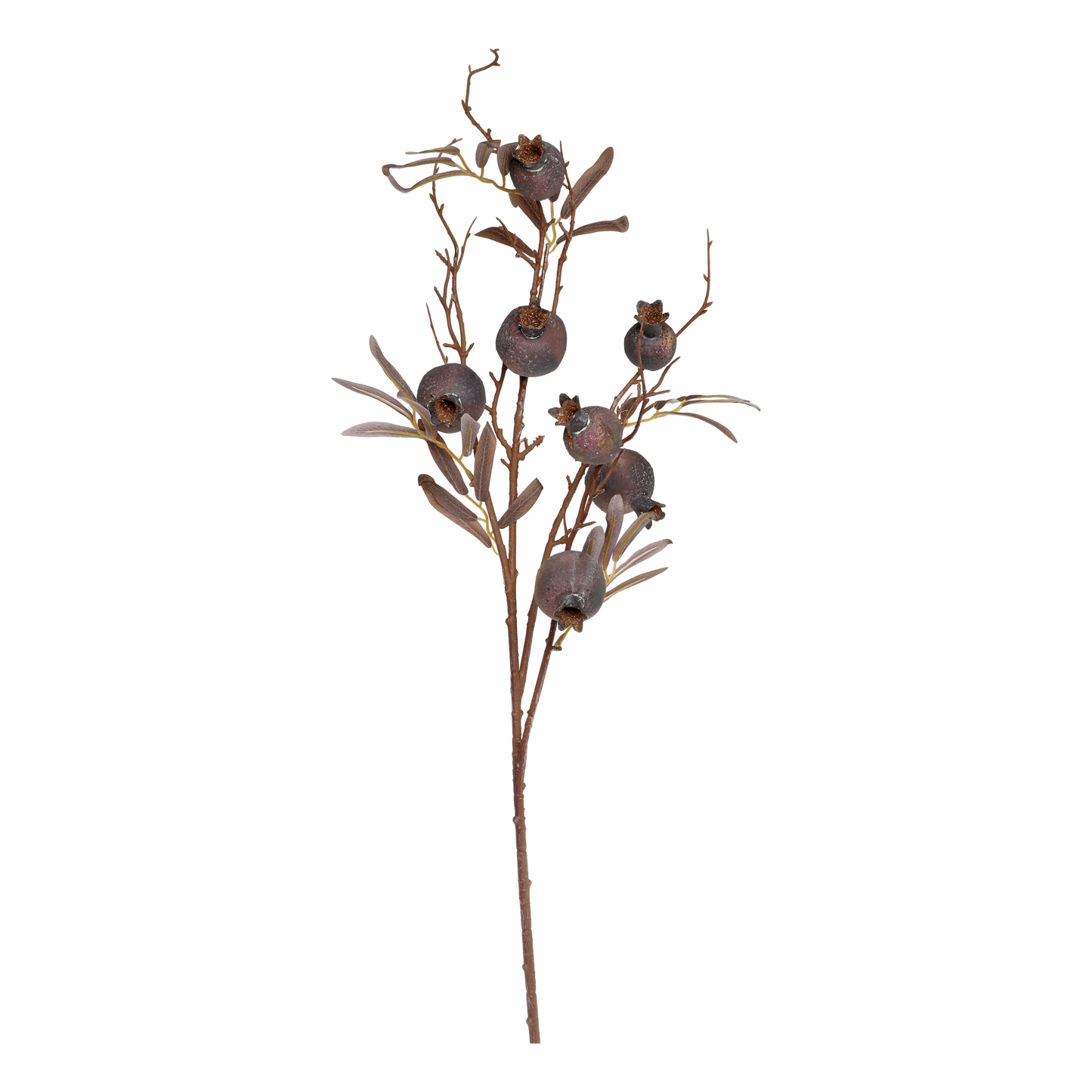 Kunstblume Zweig mit Samenkapsel